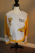 Winnie the Pooh Yellow and White Graphic Sweatshirt