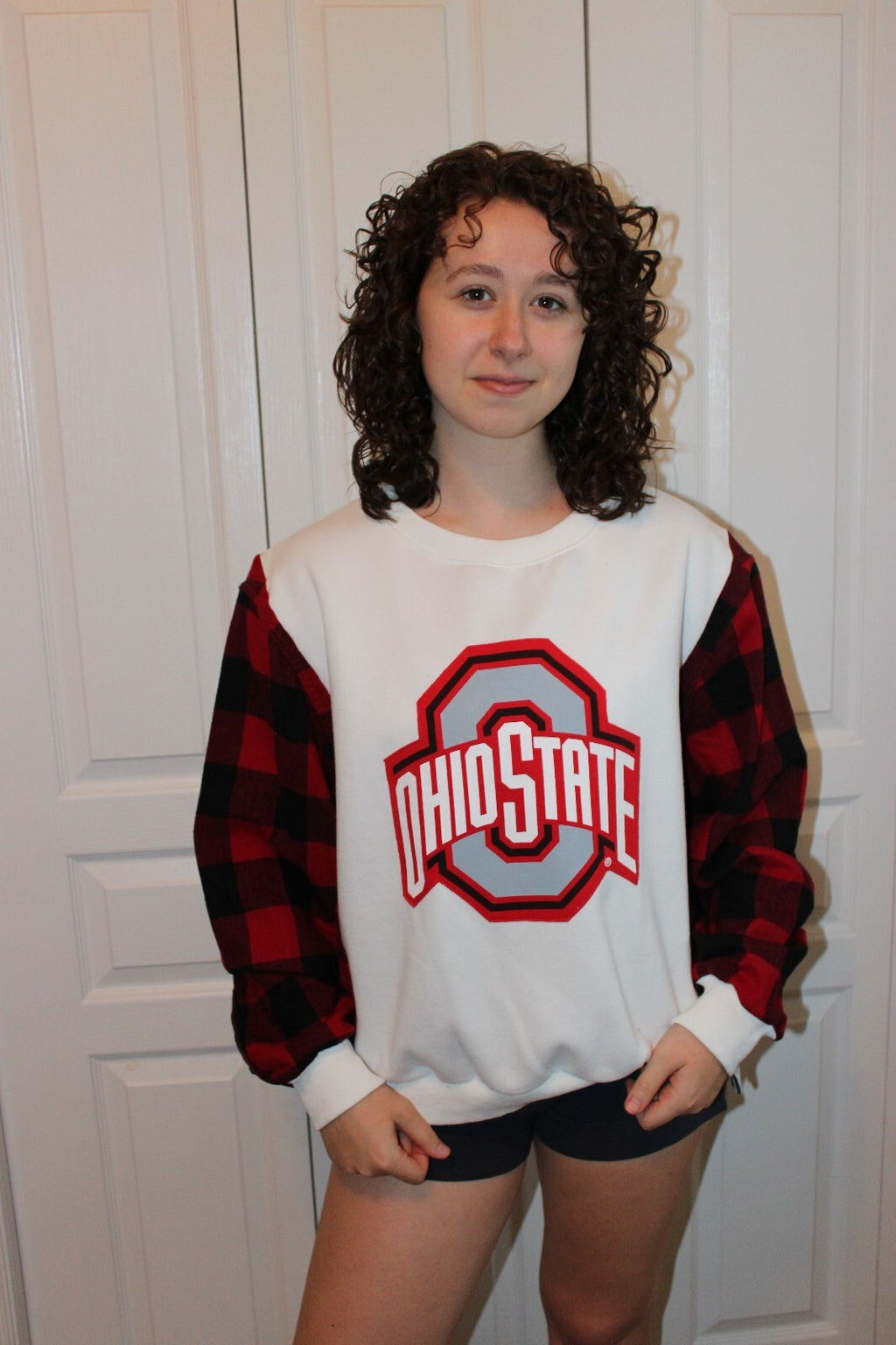 Ohio State Buckeyes Upcycled Sweatshirt.  Large