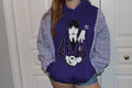 Reworked Wednesday Hoodie Graphic Print and 'We All Have a Dark Side' Back  Size Large