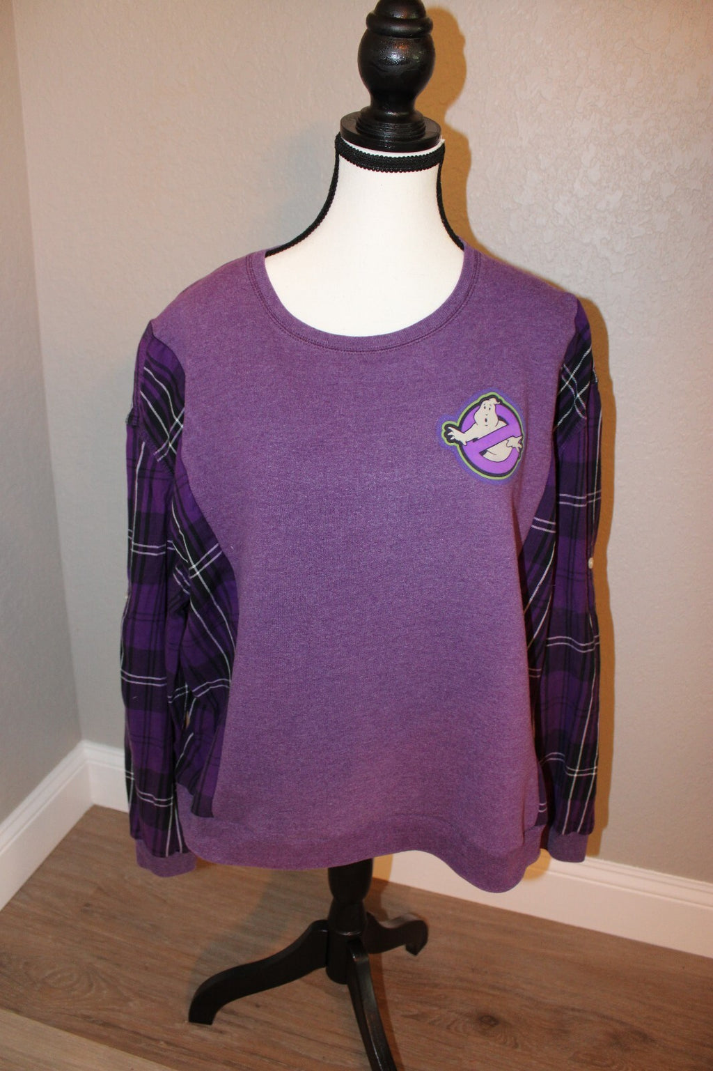 Ghostbusters Purple Sweatshirt 2X/2XG 18W/20W Rework
