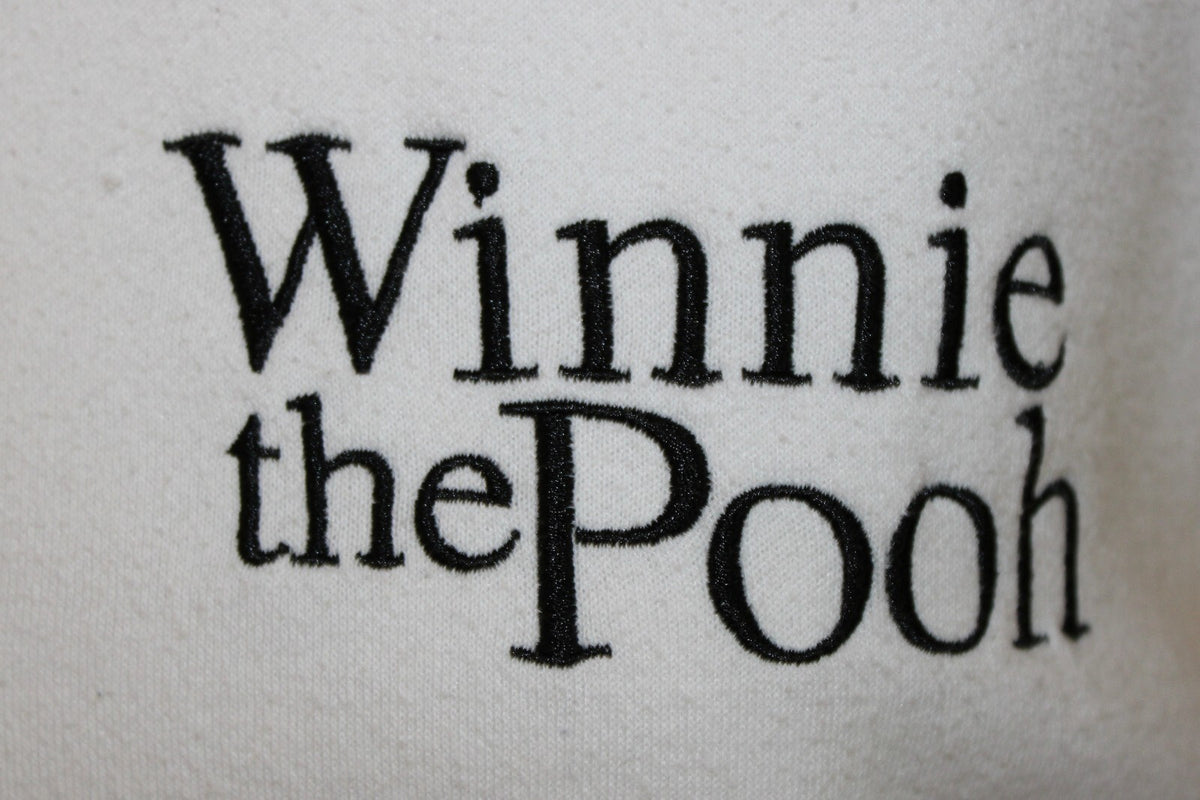 Winnie the Pooh Yellow and White Graphic Sweatshirt